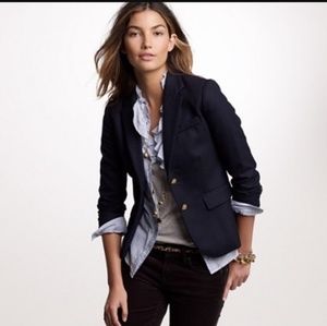 Navy J. Crew Schoolboy Blazer